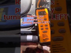 Natural Gas Furnace Pressure Test & Adjustment 3.5” Water Column #hvaclife #hvac #diy #repair #fix