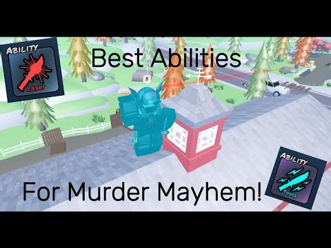 Best Combos/Abilities for Murder Mayhem 🔥🔥(Roblox)