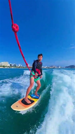 Big Brother's First Tailwave Surfing Adventure: Unlocking the Rope Release at 20