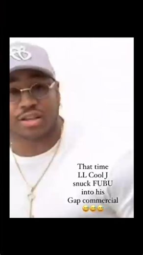When LL Cool J snuck FUBU into Gap commercial 😭🔥