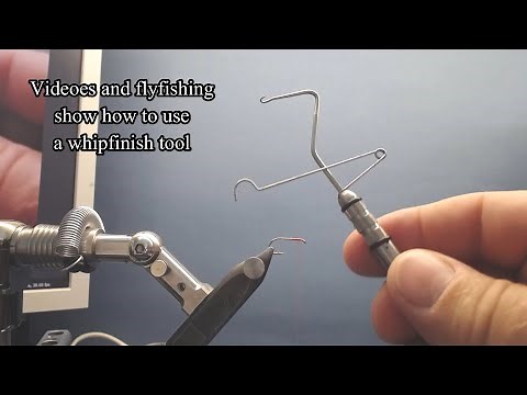 How to use a whipfinish tool