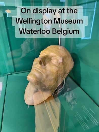 Napoleon's Death Mask - #history #museum #napoleon #wellington #waterloo #battlefield