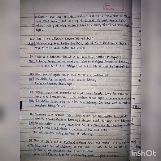 Chapter-2 Python Revision Tour-2 Computer Science (Sumita Arora) Class-12