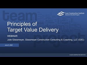 Principles of Target Value Delivery (TVD)
