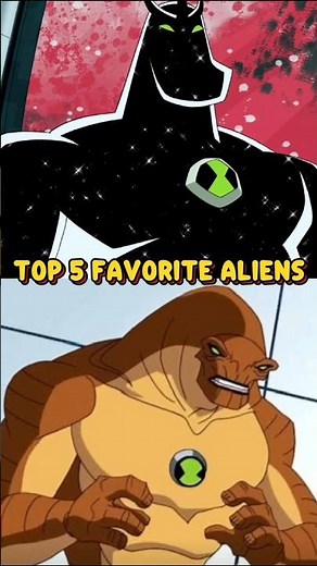 Top 5 Ben's Favorite Aliens In Alien Force #facts #benten #omnitrix