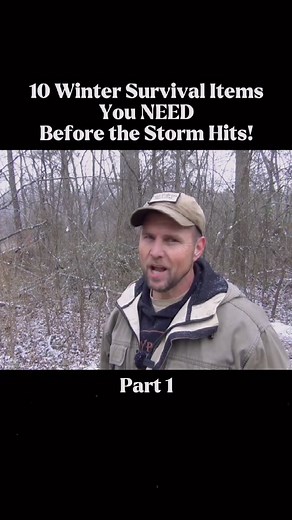 10 Winter Survival Items You NEED Before the Storm Hits!. Part 1 #survival #camping #bushcraft #satisfying #hobo