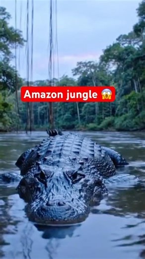 Caiman Hunting in Amazon 🐊 | Silent Water Killer - Dangerous Crocodile 😱 #hadijungle