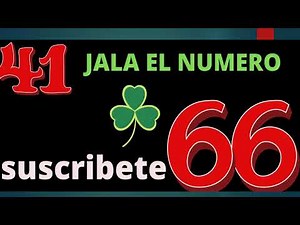 🥇QUE NÚMERO JUGAR CUANDO SALE EL NÚMERO 41 🥇 NUMEROS QUE JALAN O ATRAEN OTROS NUMEROS