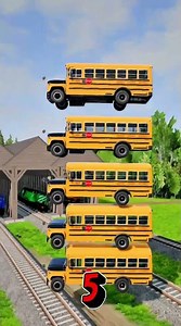 Colorful Cars & Buses Fall And Crash - BeamNG.Drive | BNG JUMP 🚌🤯