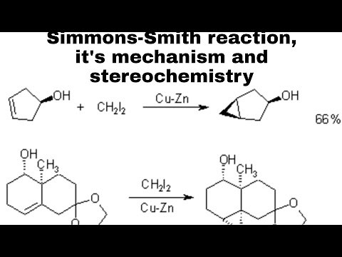 SIMMONS-SMITH REACTION, IT'S MECHANISM AND STEREOCHEMISTRY
