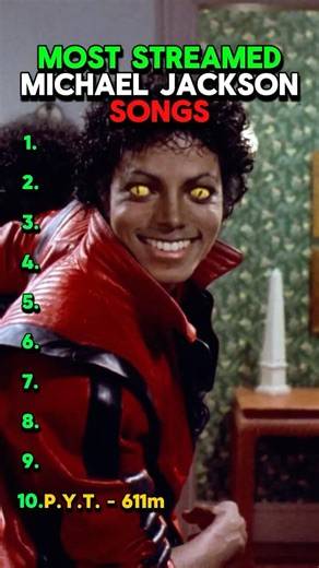 Most Streamed Michael Jackson Songs