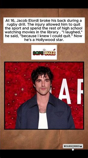 Jacob Elordi's High School Injury Was the Best Thing That Happened to Him