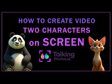 How to Create Video with Two Characters on Screen TalkingPhotos AI