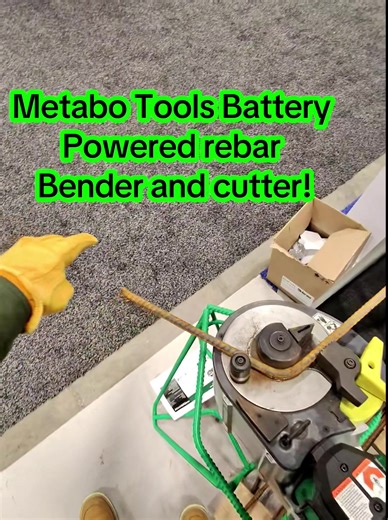 @MetaboToolsNorthAmerica HPT 36V MultiVolt Portable Rebar Bender/Cutter Kit #rebarbender #concrete #rebar #construction #contractor