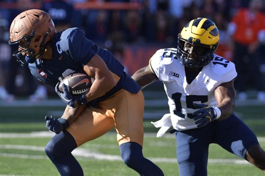 Illinois vs Michigan score today: Recap, highlights from Week 8 win over Michigan