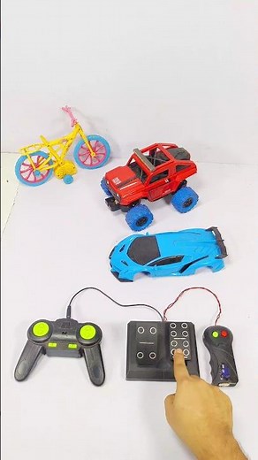 Remote wali Car Powered by DC motor / Unboxing Remote control car / Remote car / RC car with Motors