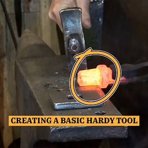 141K views · 2.1K reactions | Back To Basics | Forging A SIMPLE Hardy Tool For YOUR Workshop  | Black Bear Forge | Facebook