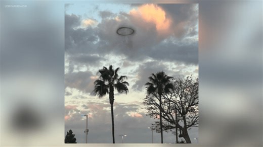 Mysterious black ring spotted over Disneyland