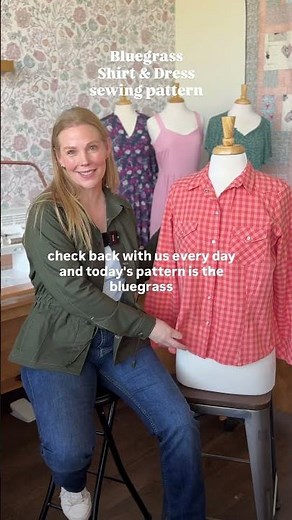 Day 1: Me Made May with Love Notions | BLUEGRASS dress and top 🐎🪕👩‍🌾 #memademay