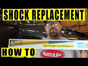 How to replace the shocks on a 4wd Chevy V8 Colorado.
