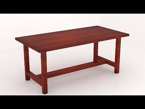 Modeling table in 3ds max. – Easy Beginner Tutorial