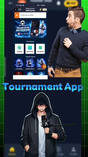 🗣️How To Make A Tournament App Like Pro Apps🚀#tournament #shorts