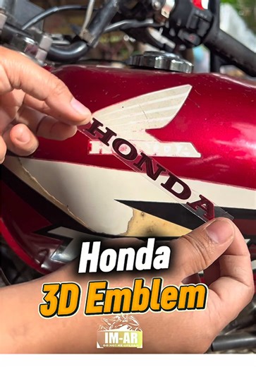 Honda 3D Emblem Sticker for Motorcycles