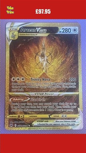 🚀 Rare Arceus sold for £97.95 😳 #pokemon