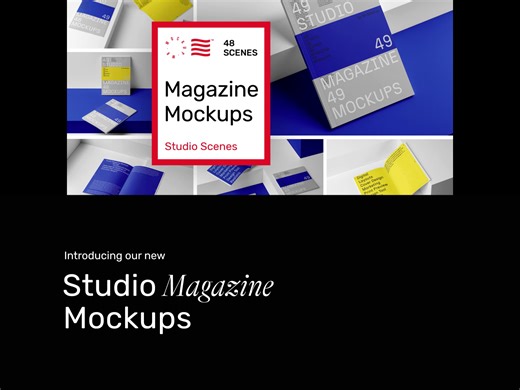 Studio Magazine Mockups