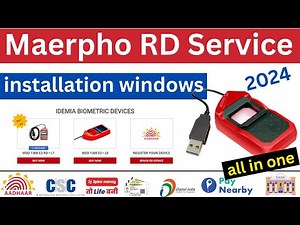 mantra rd service installation windows 10/11 | mantra device installation 2023 | all in one driver