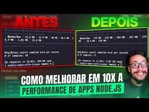 Como melhorar em 10x a performance de apps Node.js (CPU Profiling + Optimization = magic)