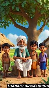 The Farmer’s Lesson | Unity is Strength | Moral Story in Hindi/English #ai #farmer #sons