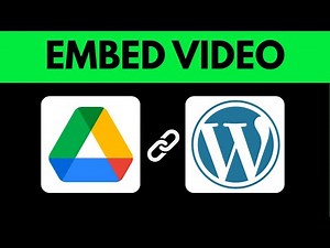 How to Embed Google Drive Video in WordPress | Connect Google Drive Video in WordPress (QUICKLY)