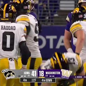 Top Defensive Plays | Iowa vs. Washington | Iowa Football | 10/09/2026