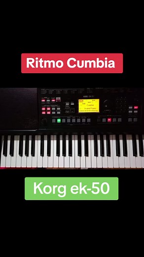 Aprende a Configurar Ritmo Cumbia en Korg EK-50