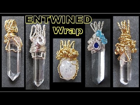 EASY Jewelry Making Tutorial - Entwined Wrap Pendant | Liz Kreate