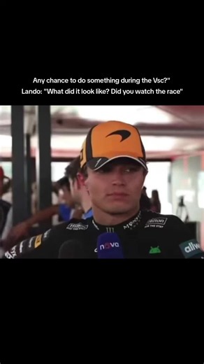 Lando: “Did you watch the race?” — VSC moment explained