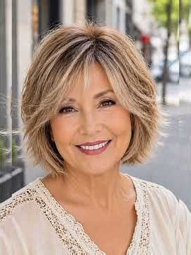 Choppy Bob Haircuts That Are Genuinely Flattering for Women Over 70✨🌼
