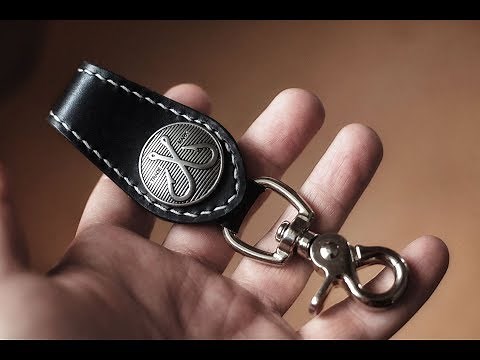 Making a DIY Leather Keychain