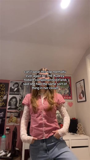 i wish i could talk to her again i was so awkward at the time 😭 i also wore this to my Rolemodel concert btw hihi #audreyhobert #sueme #flopera #foryou #artist