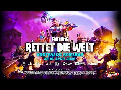 😱 FORTNITE RETTET DIE WELT WIRD KOSTENLOS! Ab 16. April FREE TO PLAY 🔥 für ALLE!