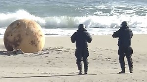 Mysterious 'Godzilla Egg' Sphere Washes Up on Japanese Beach