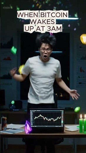 Massive Bitcoin Pump Explodes Out of the Screen at 3AM in Wild Crypto Meme Moment #cryptomeme #meme