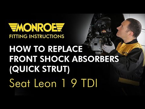 How to replace Front Shock Absorber (Quick Strut) - Seat Leon 1 9 TDI