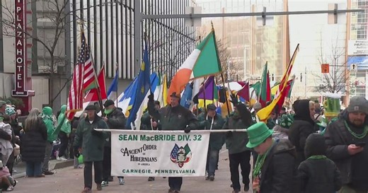 Thousands take to Pittsburgh's streets to for annual St. Patrick’s Day parade