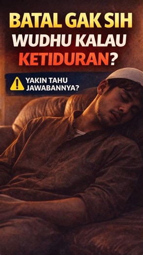 Falling asleep, does the ablution become invalid? #ablution #fiqh