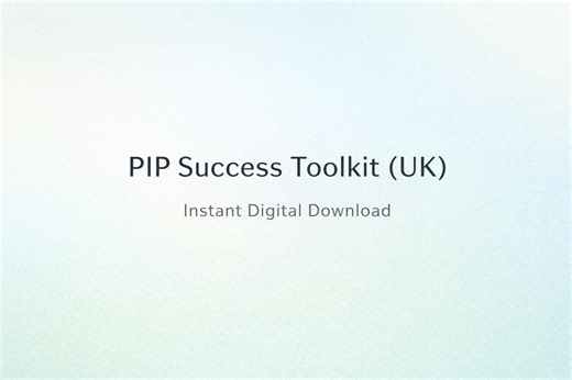 PIP Form Help UK | Disability Benefits Guide, Templates (instant Download) - Etsy UK