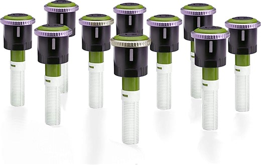 Amazon.com: Sprinkler 10 Pack Hunter MP Rotator MP1000 360 8'-15 噴嘴