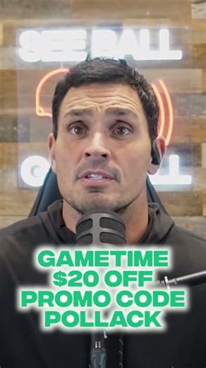 David Pollack on Instagram: "The @gametimeapp has a seat for every fan. $20 off your first order with Promo Code POLLACK #termsapply #gametimepartner"