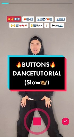 BUTTONS🔥DANCETUTORIAL‼️Slow🐌❗️Dc: @benibol #buttons #buttonschallenge #buttonsremix #dancechallenge #dancetutorial #fyp